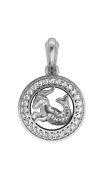 Capricorn Charm in Silver